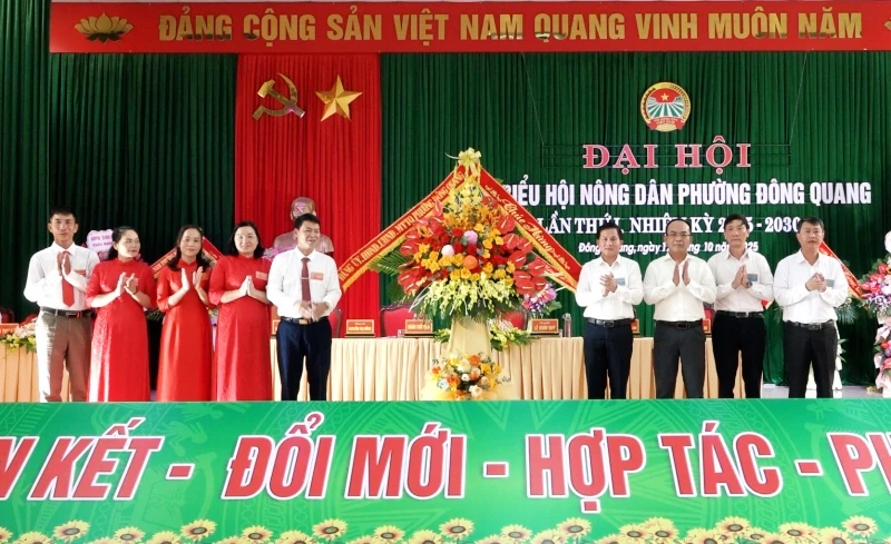 Đại hội đại biểu Hội Nông dân phường Đông Quang lần thứ I