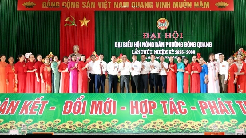 Đại hội đại biểu Hội Nông dân phường Đông Quang lần thứ I