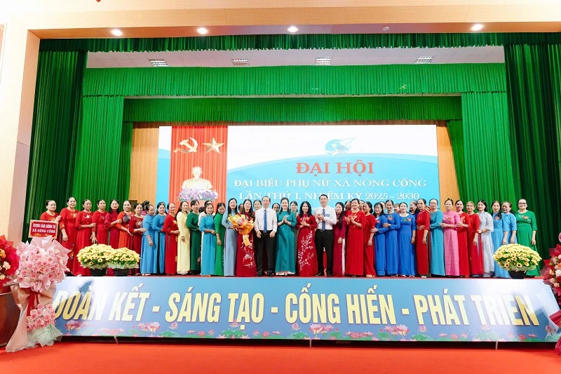 Đại hội đại biểu Hội LHPN xã Nông Cống lần thứ nhất