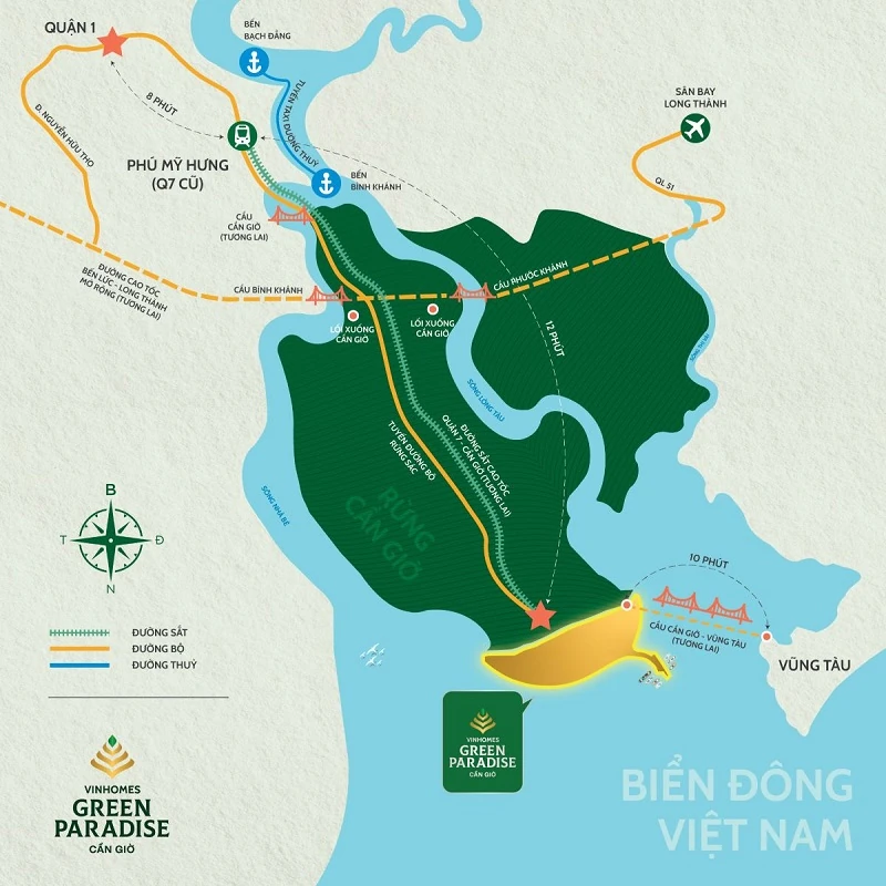 Hạ tầng tỷ đô hiện thực hóa giấc mơ 40 triệu du khách mỗi năm cho Cần Giờ