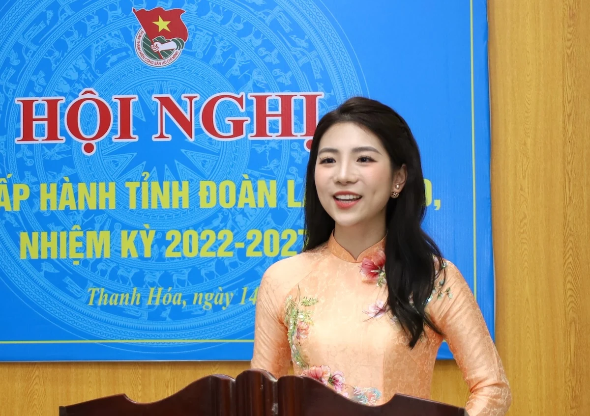 Đồng chí Lê Ngọc Ánh được bầu làm Bí thư Tỉnh đoàn Thanh Hóa, nhiệm kỳ 2022-2027