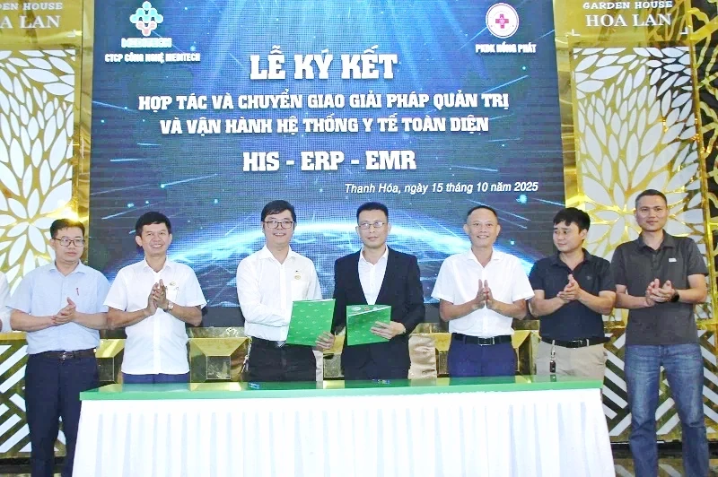 Ký kết xây dựng và triển khai hệ thống quản lý y tế thông minh, hiệu quả