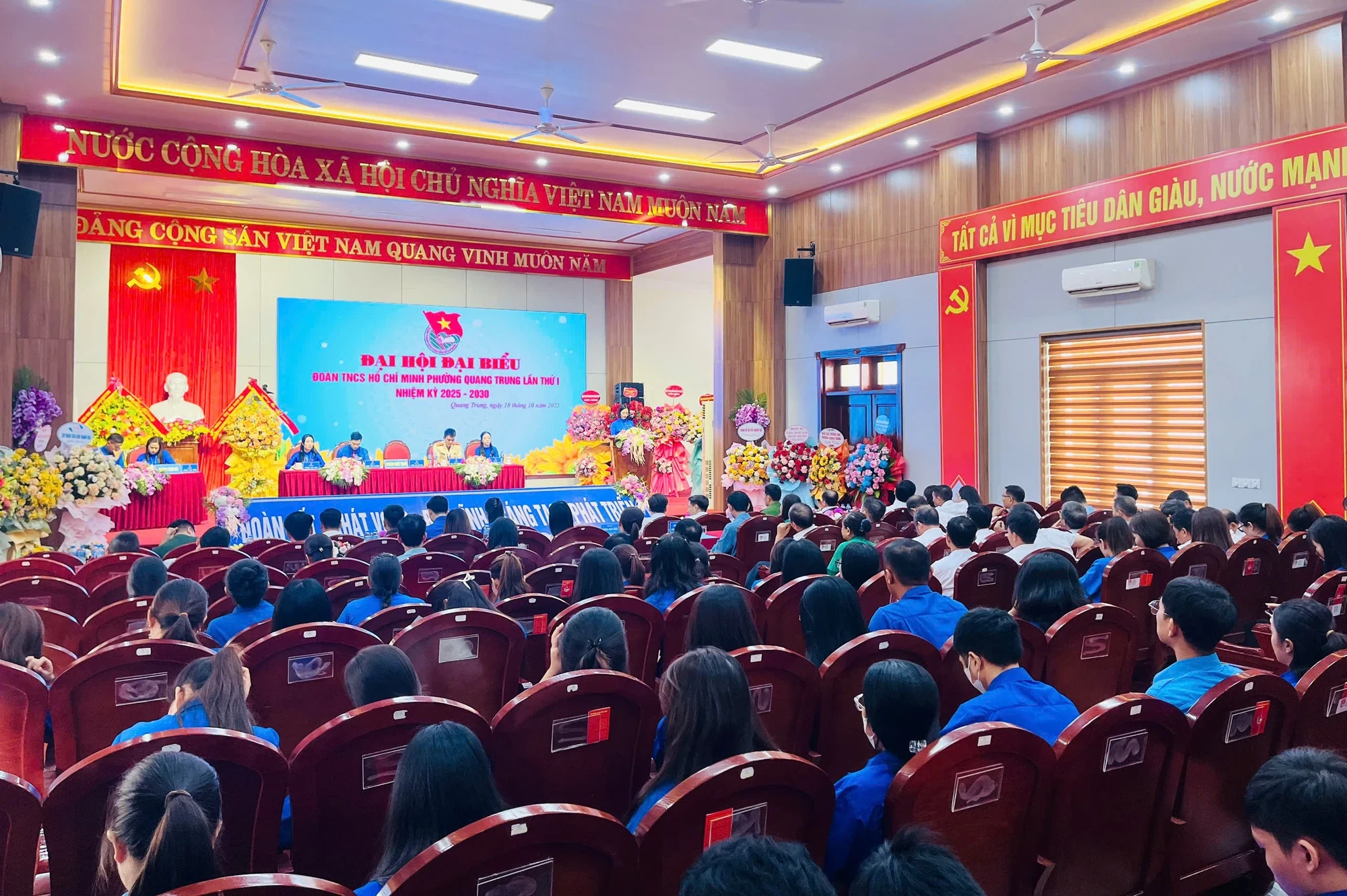 Đoàn phường Quang Trung tích cực tổ chức các công trình, phần việc thanh niên trong nhiệm kỳ mới