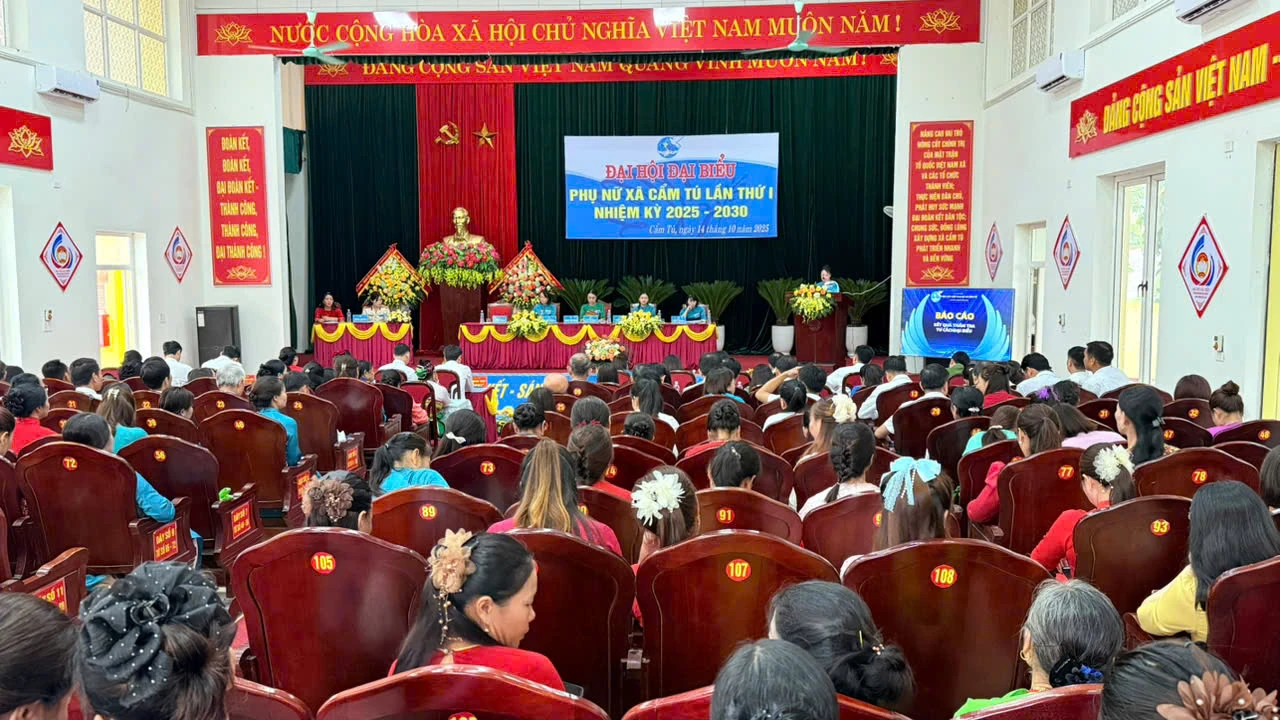 Phụ nữ xã Cẩm Tú: Tiếp tục nâng cao hiệu quả các hoạt động, phong trào trong nhiệm kỳ mới