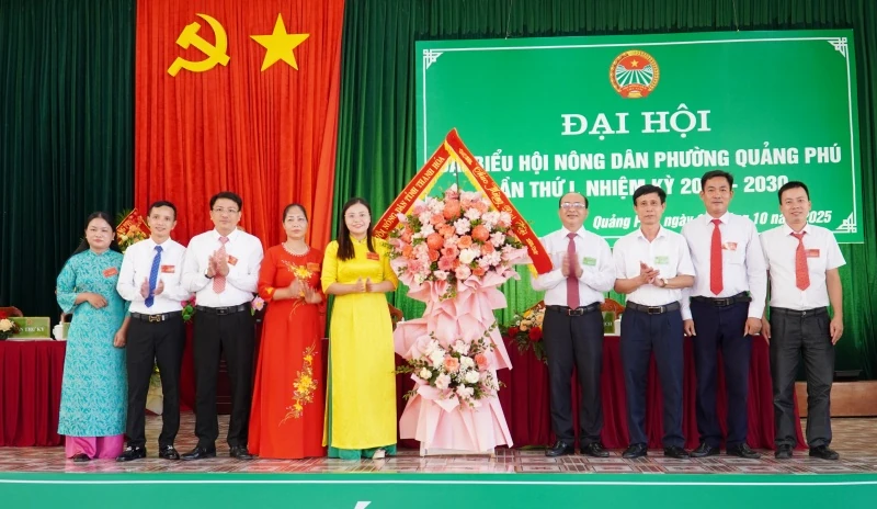 Đại Hội Đại biểu Hội Nông dân phường Quảng Phú, nhiệm kỳ 2025 - 2030