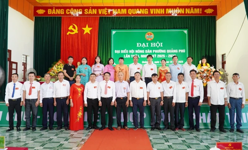 Đại Hội Đại biểu Hội Nông dân phường Quảng Phú, nhiệm kỳ 2025 - 2030