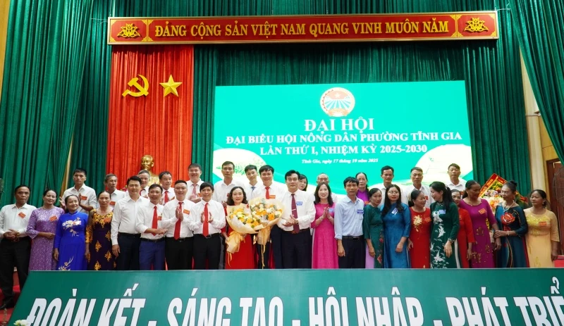 Đại Hội Đại biểu Hội Nông dân phường Tĩnh Gia, nhiệm kỳ 2025 - 2030