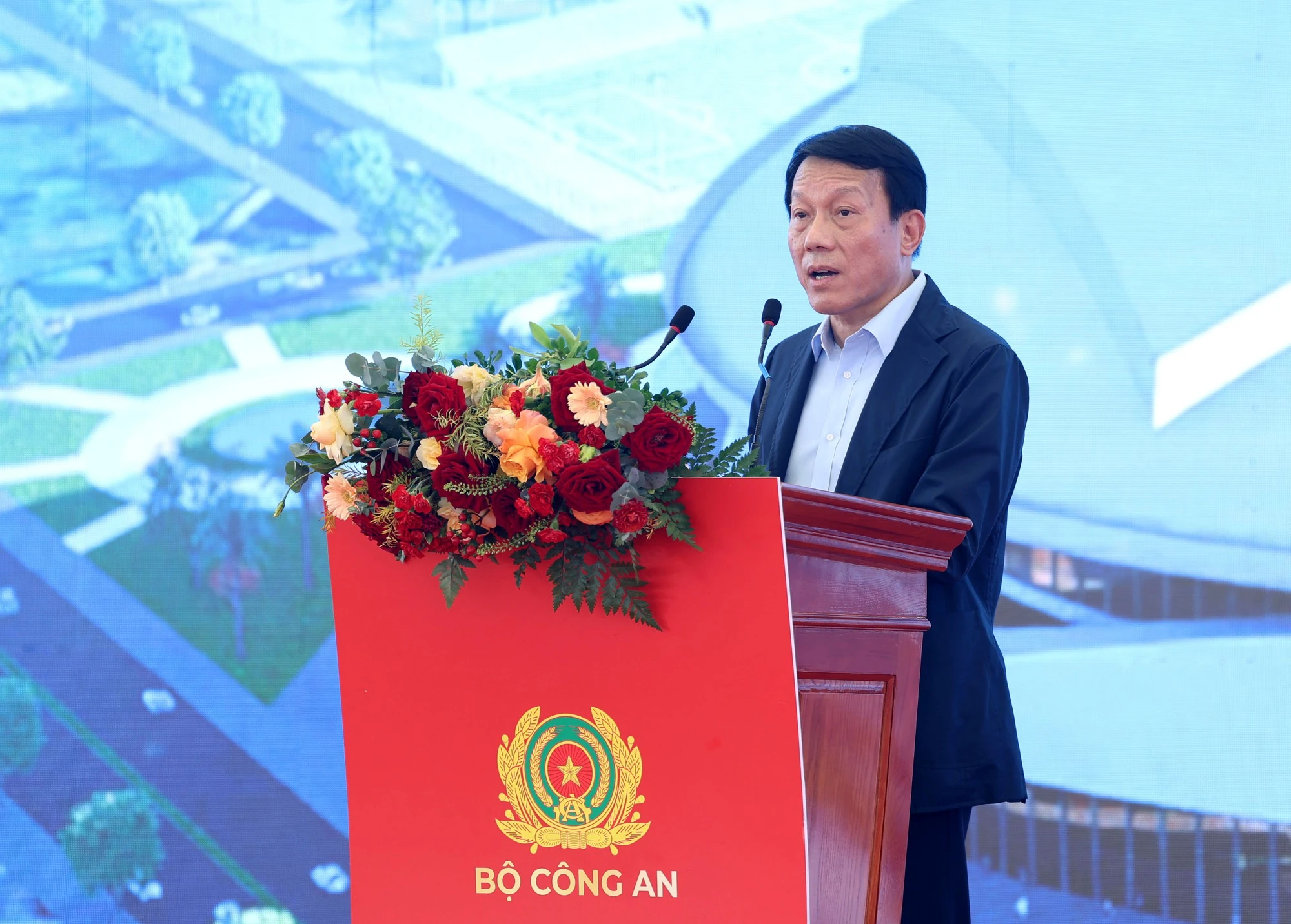 Tổng Bí thư Tô Lâm dự lễ khởi công xây dựng sân vận động hiện đại nhất Việt Nam