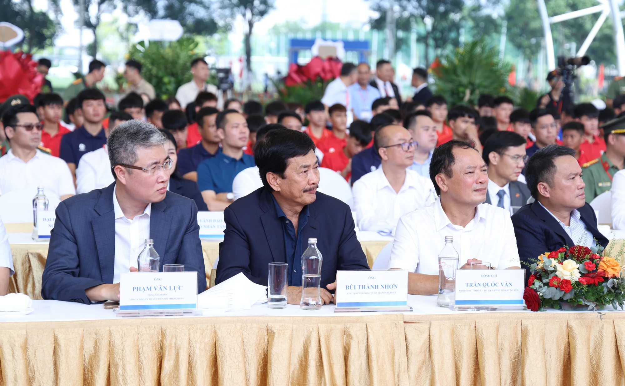 Tổng Bí thư Tô Lâm dự lễ khởi công xây dựng sân vận động hiện đại nhất Việt Nam