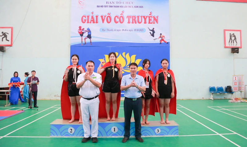 Bế mạc Giải Võ cổ truyền trong chương trình Đại hội Thể dục thể thao tỉnh Thanh Hóa lần thứ X, năm 2025