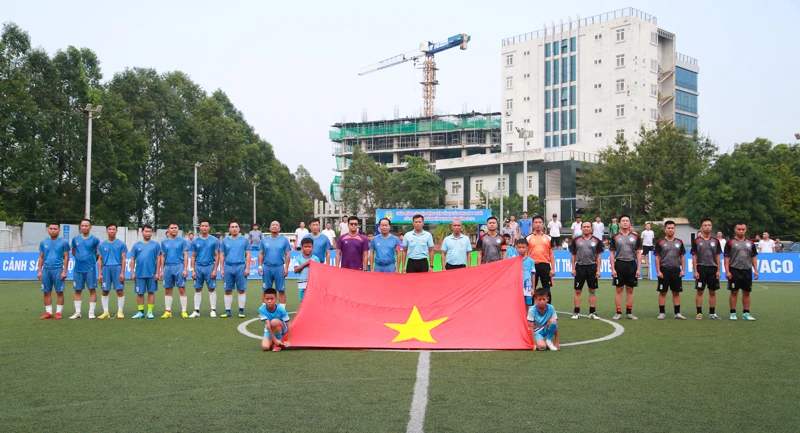 Khai mạc Giải bóng đá 7 người các Sở, ban, ngành tỉnh Thanh Hóa