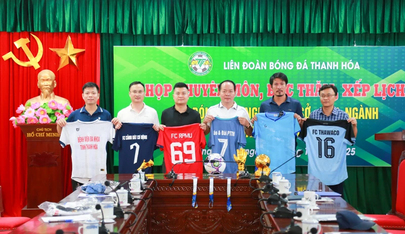 Giải bóng đá 7 người các Sở, ban, ngành tỉnh Thanh Hóa năm 2025 khởi tranh từ ngày 18/10