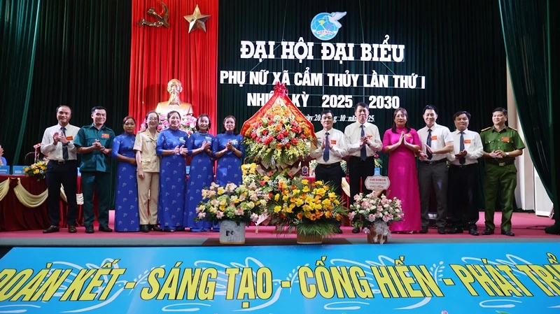 Đại hội đại biểu Phụ nữ xã Cẩm Thủy lần thứ I, nhiệm kỳ 2025–2030