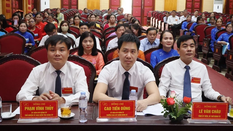 Đại hội đại biểu Phụ nữ xã Cẩm Thủy lần thứ I, nhiệm kỳ 2025–2030