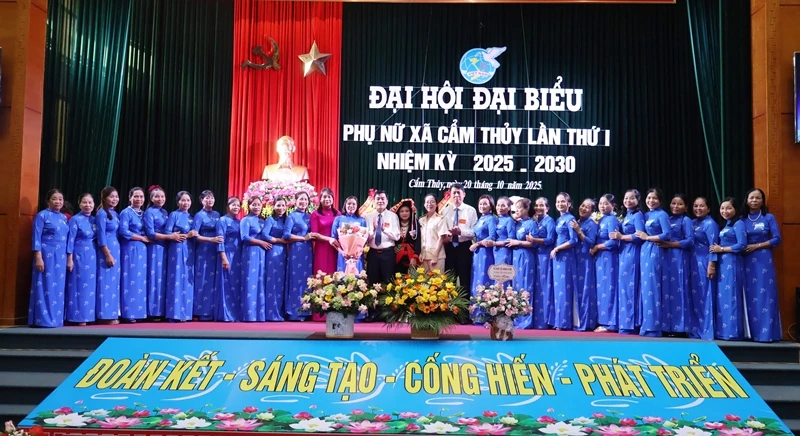 Đại hội đại biểu Phụ nữ xã Cẩm Thủy lần thứ I, nhiệm kỳ 2025–2030