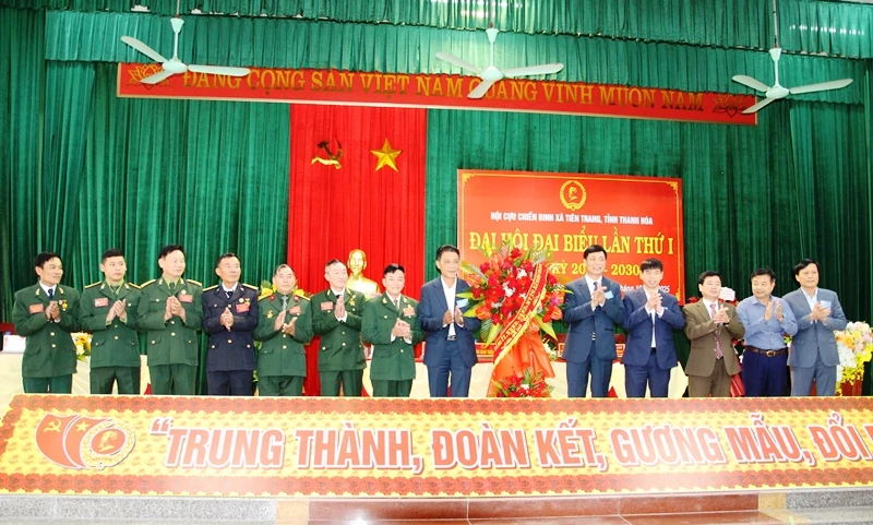 Đại hội đại biểu Hội CCB xã Tiên Trang lần thứ I