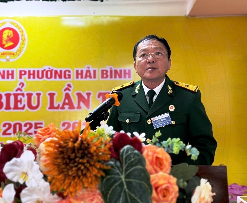 Đại hội đại biểu Hội CCB phường Hải Bình lần thứ I