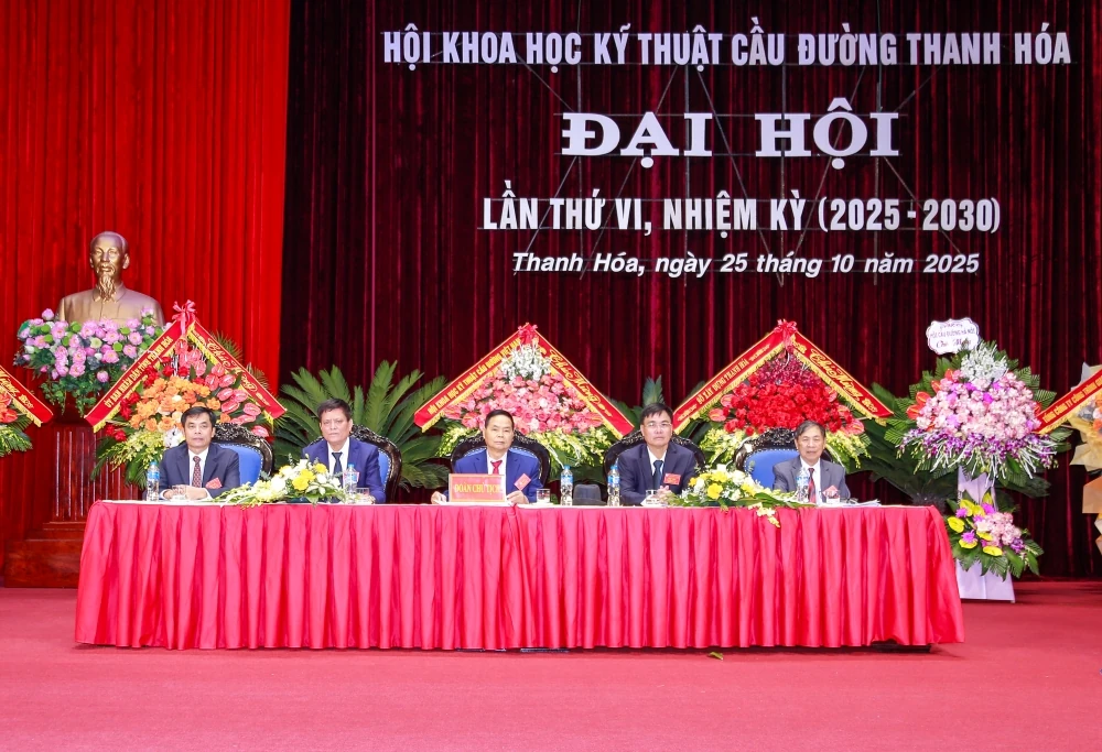Đại hội Hội Khoa học Kỹ thuật cầu đường Thanh Hoá lần thứ VI, nhiệm kỳ 2025-2030