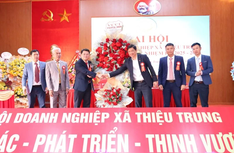 Đại hội Hội doanh nghiệp xã Thiệu Trung, nhiệm kỳ 2025-2030
