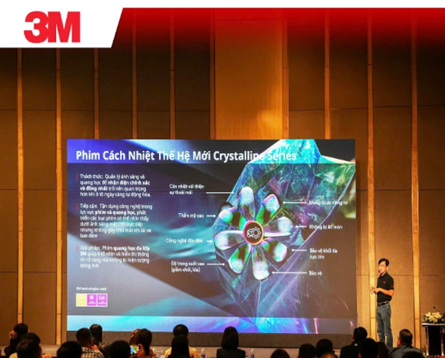 Đại lý phim cách nhiệt 3M Thanh Hóa: Ra mắt phim 3M Crystalline BLK Plus