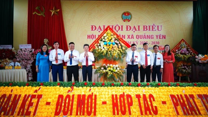 Đại hội đại biểu Hội Nông dân xã Quảng Yên lần thứ nhất