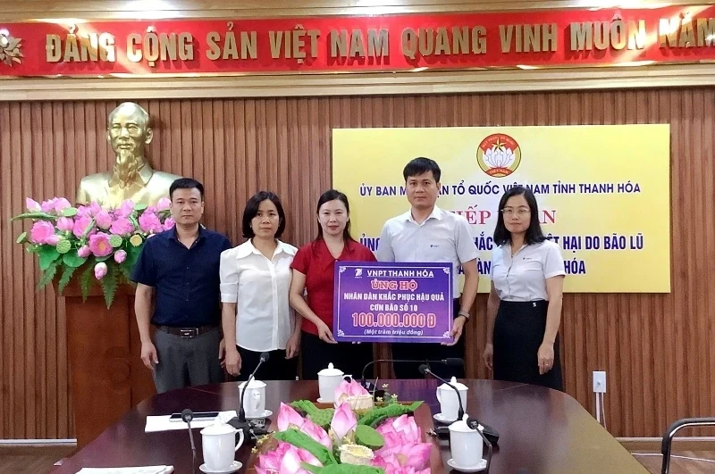 Hơn 45 tỷ đồng ủng hộ Nhân dân bị thiệt hại do bão số 10