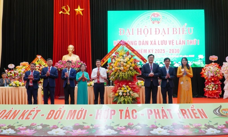 Đại hội đại biểu Hội Nông dân xã Lưu Vệ