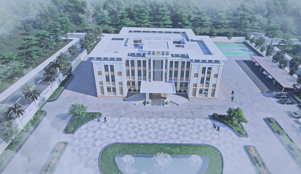 Bí thư Tỉnh ủy Nguyễn Doãn Anh dự lễ khởi công trụ sở làm việc Công an xã Hiền Kiệt