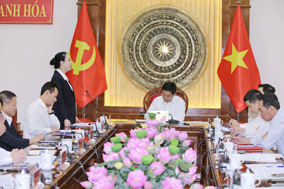 Thường trực Tỉnh ủy Thanh Hóa làm việc với Tổng Công ty Điện lực miền Bắc