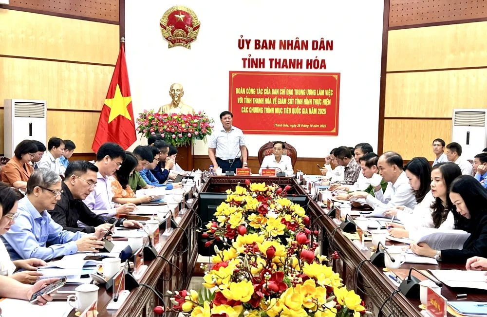 Giám sát kết quả thực hiện các Chương trình Mục tiêu quốc gia tại tỉnh Thanh Hóa