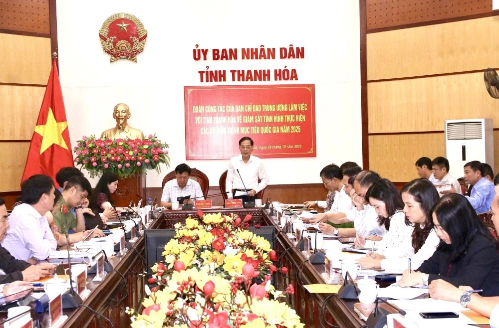 Giám sát kết quả thực hiện các Chương trình Mục tiêu quốc gia tại tỉnh Thanh Hóa