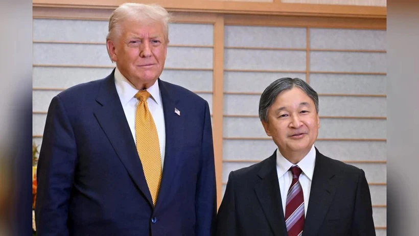 Tổng thống Mỹ Donald Trump yết kiến Nhật hoàng Naruhito