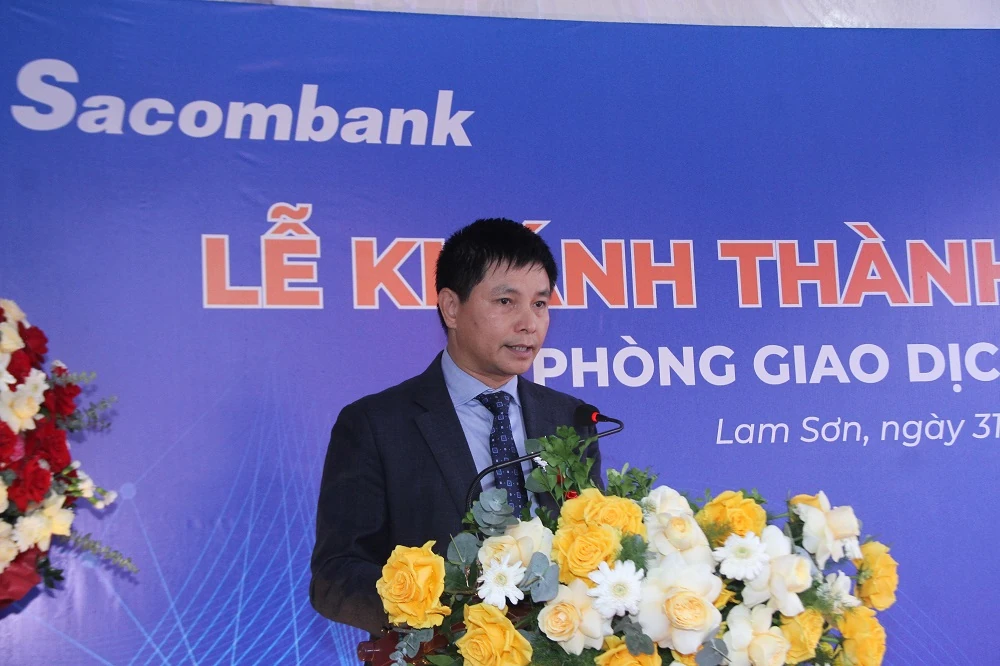Sacombank khánh thành trụ sở mới Phòng giao dịch Lam Sơn