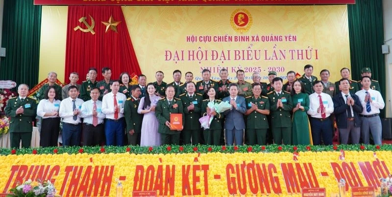 Đại hội đại biểu Hội Cựu chiến binh xã Quảng Yên