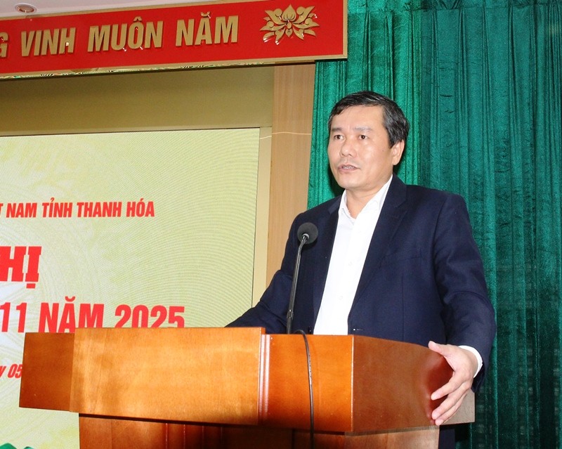 230 cán bộ Mặt trận các cấp tham gia hội nghị Báo cáo viên tháng 11/2025