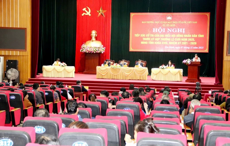 Cử tri xã Yên Định kiến nghị một số nội dung liên quan đến vận hành chính quyền địa phương 2 cấp