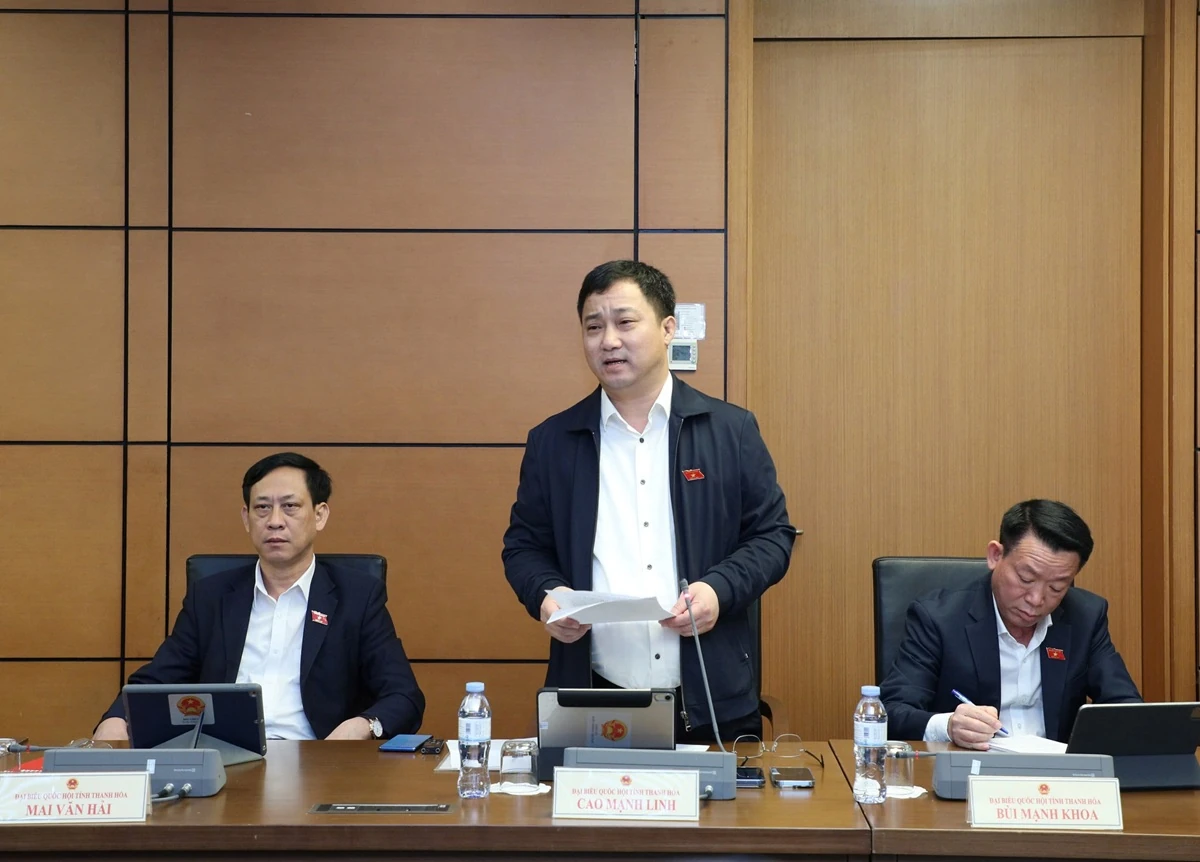 Đoàn ĐBQH Thanh Hoá tham gia góp ý vào 3 dự án Luật tại Kỳ họp thứ 10, Quốc hội khóa XV