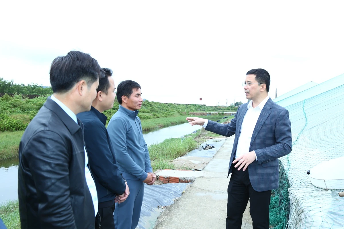 Phó Bí thư Thường trực Tỉnh ủy Nguyễn Hồng Phong thăm, làm việc tại xã Vạn Lộc