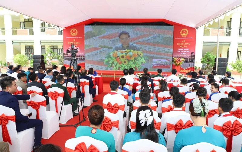 Khởi công Dự án Trường nội trú liên cấp Tiểu học và THCS Na Mèo