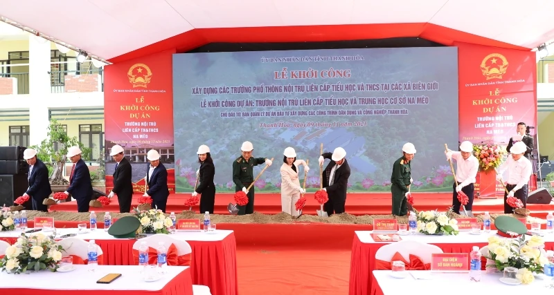 Khởi công Dự án Trường nội trú liên cấp Tiểu học và THCS Na Mèo