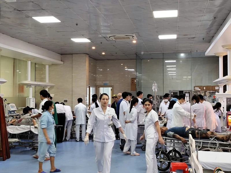 Tìm thân nhân các nạn nhân tai nạn giao thông trên cao tốc Bắc - Nam, đoạn qua thị xã Nghi Sơn cũ