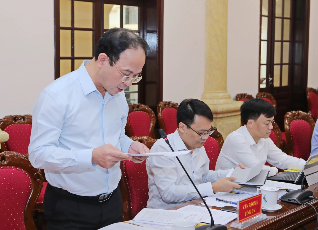 Ban Thường vụ Tỉnh ủy Thanh Hóa thảo luận, cho ý kiến nhiều vấn đề mang tính chiến lược, định hướng lâu dài