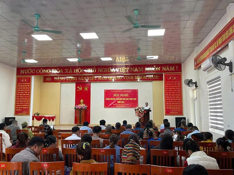 Thanh Phong đẩy mạnh tuyên truyền, phổ biến, giáo dục pháp luật