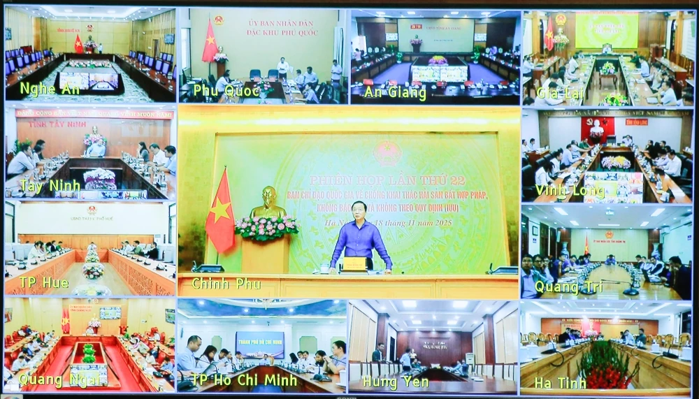 Phiên họp lần thứ 22 Ban Chỉ đạo Quốc gia về chống khai thác IUU