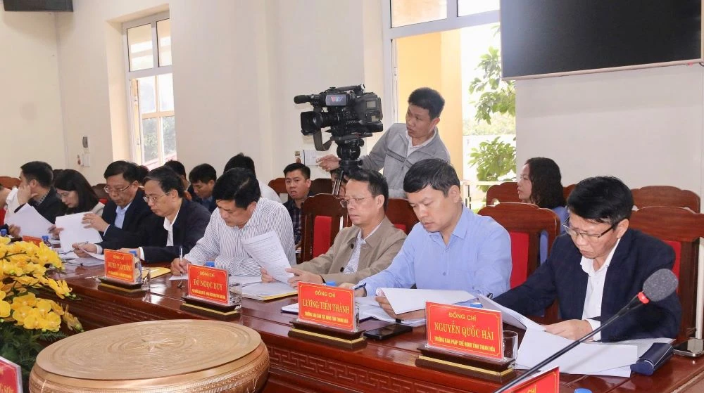 Thường trực HĐND tỉnh giám sát việc thực hiện Nghị quyết của HĐND tại phường Nam Sầm Sơn