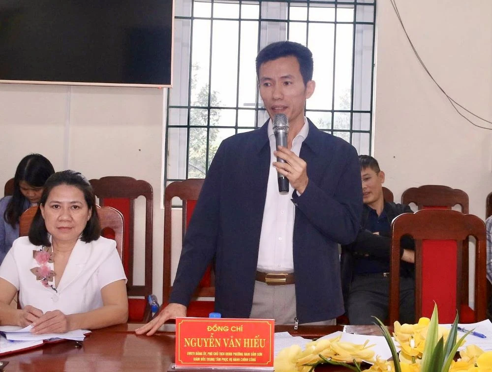 Thường trực HĐND tỉnh giám sát việc thực hiện Nghị quyết của HĐND tại phường Nam Sầm Sơn