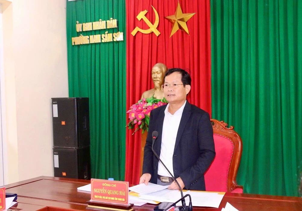 Thường trực HĐND tỉnh giám sát việc thực hiện Nghị quyết của HĐND tại phường Nam Sầm Sơn