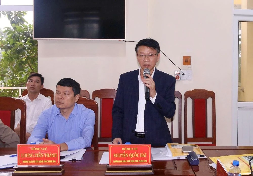 Thường trực HĐND tỉnh giám sát việc thực hiện Nghị quyết của HĐND tại phường Nam Sầm Sơn