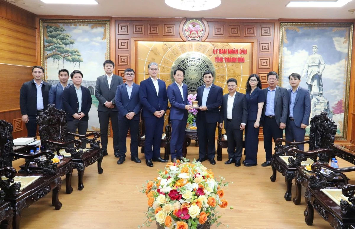 Chủ tịch UBND tỉnh Nguyễn Hoài Anh làm việc với Tập đoàn Sumitomo - Nhật Bản