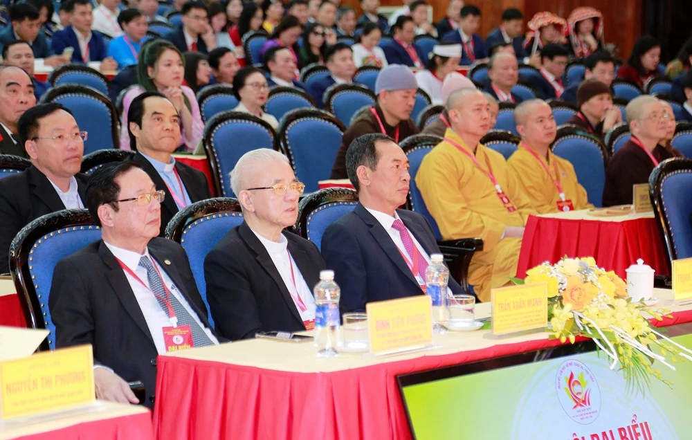 Phiên thứ nhất Đại hội đại biểu MTTQ Việt Nam tỉnh Thanh Hóa lần thứ XVI, nhiệm kỳ 2025-2030